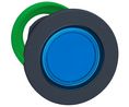 Frontelement Leuchtmelder, flach, ø30mm, IP 69K, Blau, 30mm